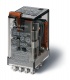 Реле миниатюрное универсальное электромеханич. монтаж в розетку 4CO 7А AgNi 12В DC RTI опции: нет FINDER 553490120000 553490120000