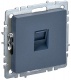 Розетка компьютерная СП RJ45 кат.5E BRITE РК10-БрМ маренго IEK BR-K10-1-K35 BR-K10-1-K35