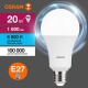 Лампа светодиодная LED Value LVCLA150 20SW/865 20Вт грушевидная матовая E27 230В 10х1 RU OSRAM 4058075579378 4058075579378