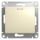 Переключатель проходной 1-кл. СП Glossa 10А IP20 (сх. 6а) 10AX с подсветкой механизм беж. SE GSL000263 GSL000263