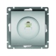 Розетка компьютерная 1-м СП Афина RJ45 кат.5E механизм серебр. Universal A0051-S A0051-S