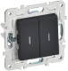 Выключатель 2-кл. SKANDY 10А SK-V09G с индикацией графит IEK SK-V20-1-10-K53 SK-V20-1-10-K53