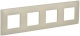 Рамка 4-м SKANDY SK-F01B беж. IEK SK-M42-K10 SK-M42-K10