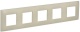 Рамка 5-м SKANDY SK-F01B беж. IEK SK-M52-K10 SK-M52-K10