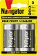 Элемент питания алкалиновый D/LR20 94 755 NBT-NE-LR20-BP2 (блист.2шт) NAVIGATOR 94755 94755