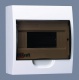 Корпус навесной ЩРН-П-8 20х18х10 8мод. IP41 пластик. DEKraft 31010DEK 31010DEK