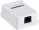Розетка компьютерная 1-м ОП RJ45 кат.5E UTP GENERICA CS2-1C5EU-12-G CS2-1C5EU-12-G