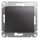 Переключатель проходной 1-кл. СП Glossa 10А IP20 (сх. 6) 10AX механизм графит SE GSL001361 GSL001361