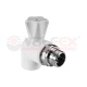 Кран шаровой для радиатора угловой 25х3/4дюйм (40/10) VALFEX 10148025 10148025