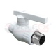 Кран шаровой комбинированный НР 32х1дюйм (24/6) бел. VALFEX 10144232 10144232