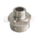 Ниппель никелированный переходной НР 1 1/2дюйм - НР 3/4дюйм (50/5) VALFEX VF.580.N.112.034 VF.580.N.112.034