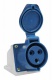 Розетка ОП 32А 220В 2P+PЕ ССИ-123 IP44 IEK PSR11-032-3 PSR11-032-3