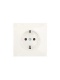 Розетка 1-мест. с/з ПБТ СП ZIMA IP20 16А безвинт. зажим слон. кость LEZARD 704-9088-122BQC 704-9088-122BQC