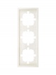 Рамка 3-мест. горизонт. ZIMA слон. кость LEZARD 704-9000-148 704-9000-148