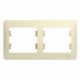 Рамка 2-м Glossa горизонт. беж. SE GSL000202 GSL000202