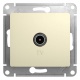 Розетка телевизионная TV Glossa коннектор механизм беж. SE GSL000293 GSL000293