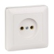 Розетка 1-м СП 1мод. Хит 10А IP20 250В без заземл. без защ. шторок бел. SE RS10-132-B RS10-132-B
