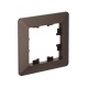 Рамка 1-м AtlasDesign Air мокко/дым. черн. SE ATN220601 ATN220601