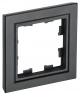 Рамка 1-м BRITE РУ-1-БрЧ черн. IEK BR-M12-K02 BR-M12-K02
