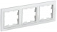 Рамка 3-м BRITE РУ-3-БрБ бел. IEK BR-M32-K01 BR-M32-K01