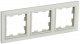 Рамка 3-м BRITE РУ-3-БрКр беж. IEK BR-M32-K10 BR-M32-K10