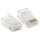 Коннектор RJ-45 TERACOM неэкранированный 8P8C Cat.5E универсальный (уп.10шт) EKF TRC-PLUG-5EUTP-10 TRC-PLUG-5EUTP-10