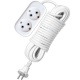 Удлинитель 2х10м без заземления 10А IP20 Е-202 АБС-пл. ПВС 2х0.75 UNIVersal 9634265 9634265