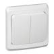 Выключатель 2-кл. СП Этюд 10А IP20 бел. SE BC10-002B BC10-002B