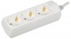 Удлинитель 3х3м с заземл. 10А IP20 У03 2P+PE 250В 3х1 GENERICA WYP10-10-03-03-Z-G WYP10-10-03-03-Z-G