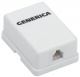 Розетка телефонная 1-м ОП RJ12 кат.3 UTP GENERICA CS2-3C03U-12-G CS2-3C03U-12-G
