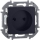 Розетка 1-м СП Inspiria 16А IP20 250В 2P механизм антрацит Leg 673713 673713