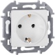 Розетка 1-м СП Inspiria 16А IP20 250В 2P+E немецк. стандарт механизм бел. Leg 673720 673720