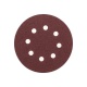 Диск абразивный перфорированный на ворсовой основе на липучке P80 125мм (уп.10шт) Kranz KR-91-1166 KR-91-1166