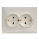 Розетка 2-м СП Pixel 16А IP20 с заземл. защ. шторки в сборе беж. TOKOV ELECTRIC TKE-PX-R2FZSF-C02 TKE-PX-R2FZSF-C02