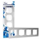 Рамка 4-м Pixel универс. алюм. TOKOV ELECTRIC TKE-PX-RM4-C03 TKE-PX-RM4-C03