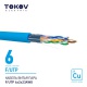 Кабель витая пара F/UTP 4х2х23AWG кат.6 500м TOKOV ELECTRIC TKE-C08-F/UTP-42-6-500 TKE-C08-F/UTP-42-6-500