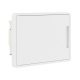 Щиток встраиваемый FRAME 8мод. с бел. дверцей с 2 шинами PEN на 6 и 8 отверст. бел. DKC F08B1WW F08B1WW