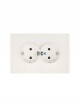 Розетка 2-мест. с/з СП ZIMA IP20 16А ПБТ безвинт. зажим слон. кость LEZARD 704-9000-127BQC 704-9000-127BQC