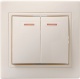Выключатель 2-кл. СП КВАРТА с инд. 10А IP20 ВС10-2-1-ККм крем. ИЭК EVK21-K33-10-DM EVK21-K33-10-DM