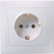 Розетка 1-м СП Кварта 16А РС10-3-КБ с заземл. IP20 бел. ИЭК ERK14-K01-16-DM ERK14-K01-16-DM