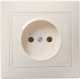 Розетка 1-м СП Кварта 10А IP20 без заземл. крем. ИЭК ERK13-K33-10-DM ERK13-K33-10-DM