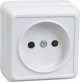 Розетка 1-м ОП Октава 10А IP20 без заземл. бел. ИЭК ERO10-K01-10-DC ERO10-K01-10-DC