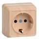 Розетка 1-м ОП Октава 16А РС20-3-ОС с заземл. сосна ИЭК ERO11-K03-16-DC ERO11-K03-16-DC