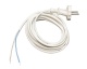 Шнур с вилкой 2.2м (ПВС-ВП 2х0.75) бел. UNIVersal 9632166 9632166