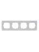 Рамка 4-м Karina горизонт. бел. LEZARD 707-0200-149 707-0200-149