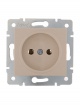 Механизм розетки 1-м СП Karina 16А IP20 без заземл. термопласт крем. LEZARD 707-0388-121B 707-0388-121B