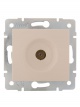Механизм розетки оконечной TV СП Karina крем. LEZARD 707-0388-130 707-0388-130