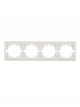 Рамка 4-м Mira горизонт. бел. LEZARD 701-0200-149 701-0200-149