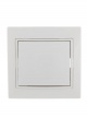 Выключатель 1-кл. СП Mira 10А IP20 с бел.вставкой бел. LEZARD 701-0202-100 701-0202-100