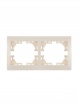 Рамка 2-м Mira горизонт. крем. LEZARD 701-0300-147 701-0300-147